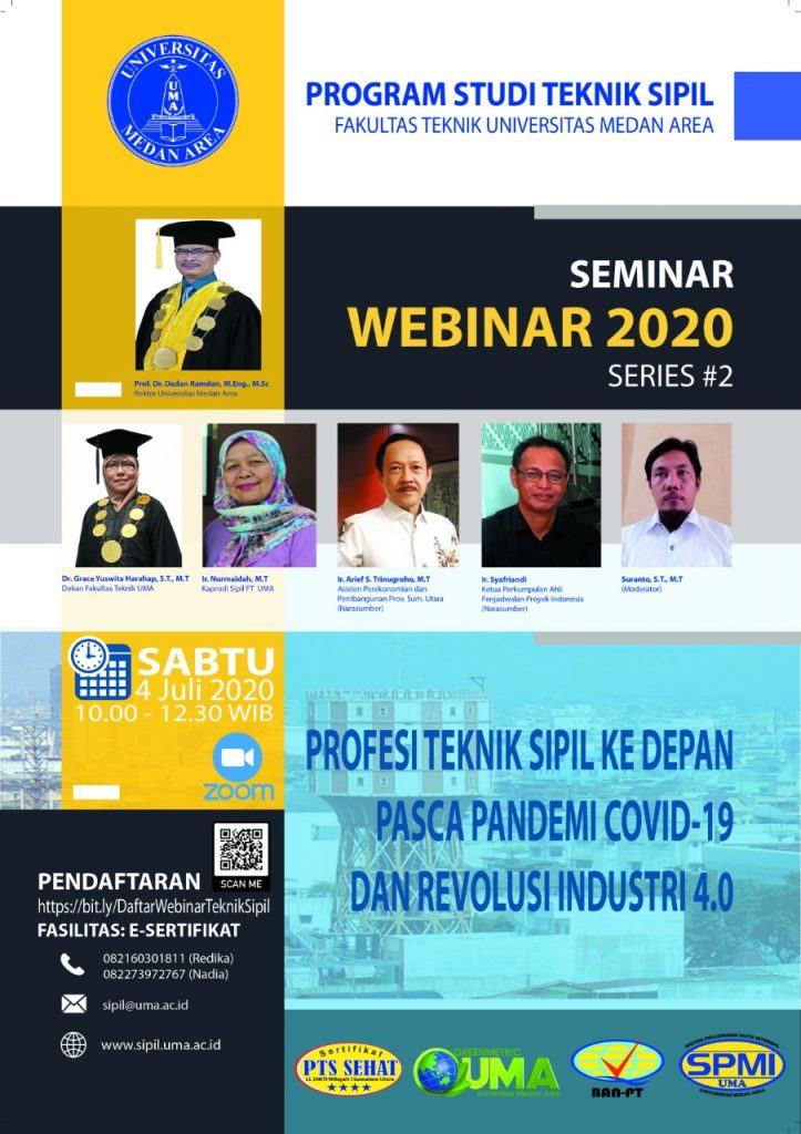 Webinar Teknik Sipil Uma Series2 Program Studi Teknik Sipil Uma Jurusan Teknik Sipil Terbaik Di Sumut